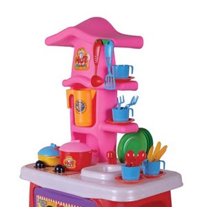 اسباب بازی آشپزخانه کلبه 32 پارچه زرین تویز ZARRIN TOYS_اسباب بازی لوازم خانگی